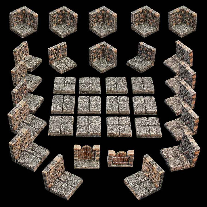 Game Tiles Set (Painted)