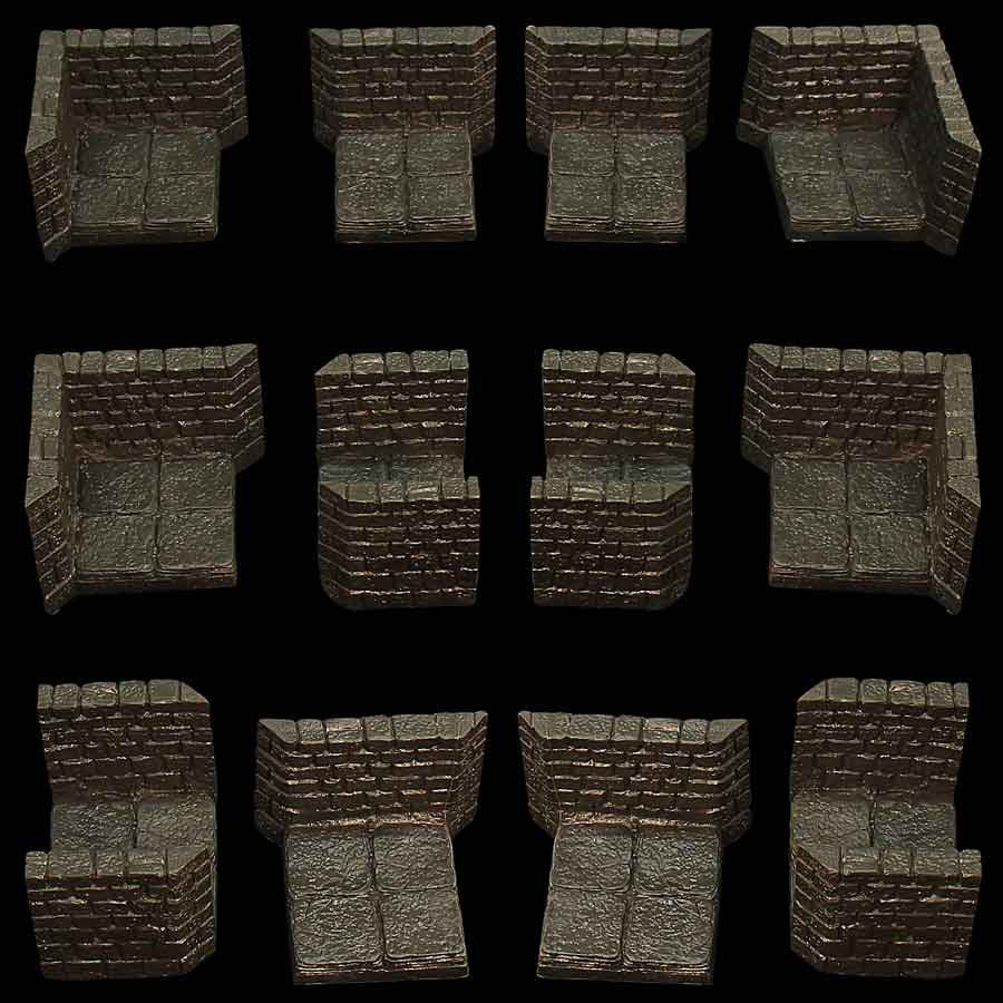 Dungeon Passage Pack #3/Assorted (Unpainted)