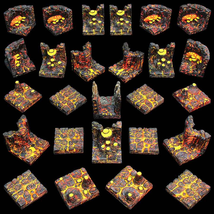 Lava Cavern Pack (Painted)