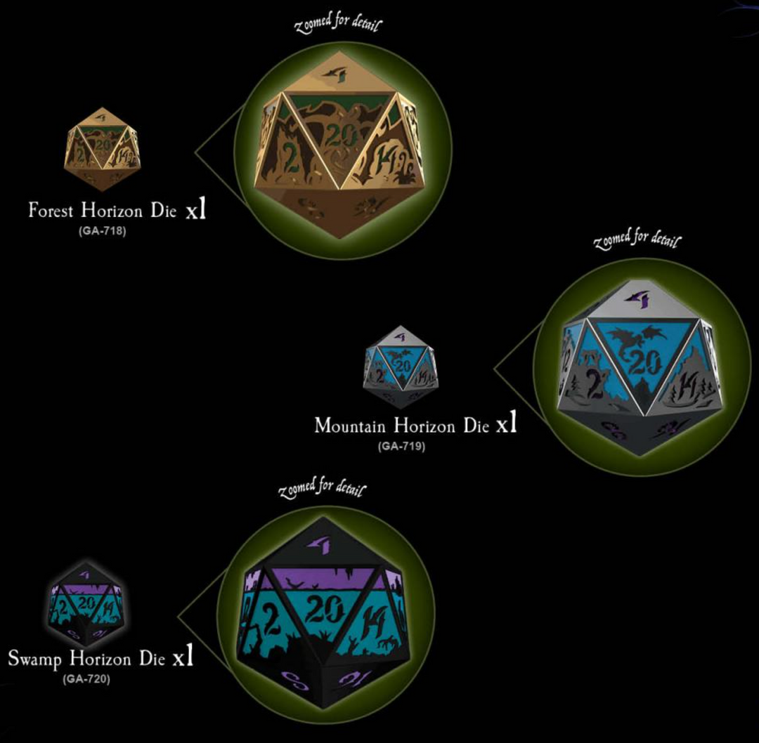 Set of 3 Horizon Dice (Roll Into Battle)