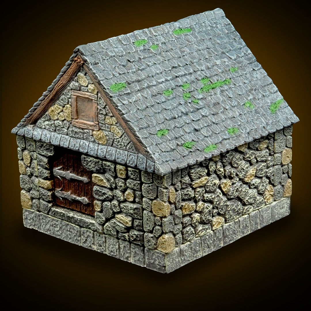 Cottage Set - Stone (Painted)