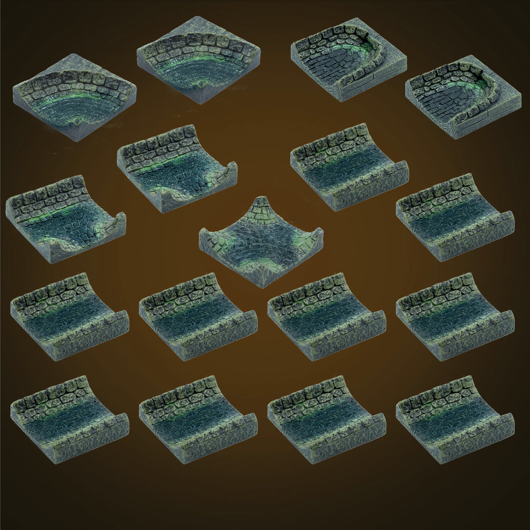Sewer Sluiceways Add-On Pack (Painted)