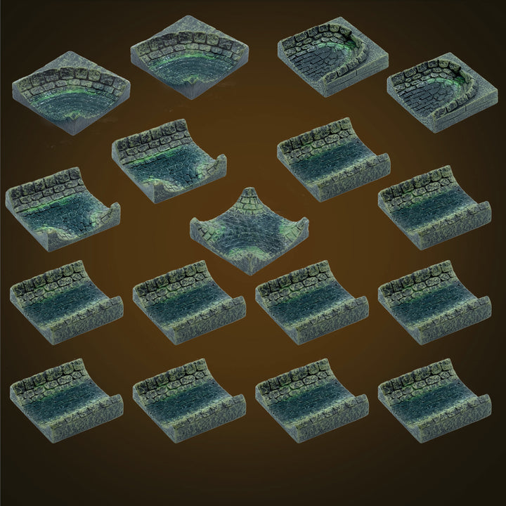 Sewer Sluiceways Add-On Pack (Painted)