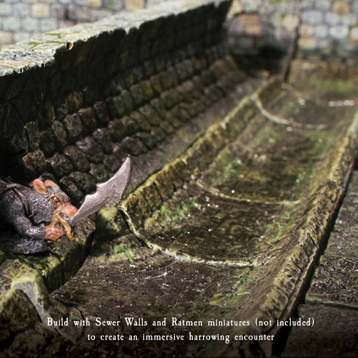 Sewer Sluiceways Add-On Pack (Unpainted)