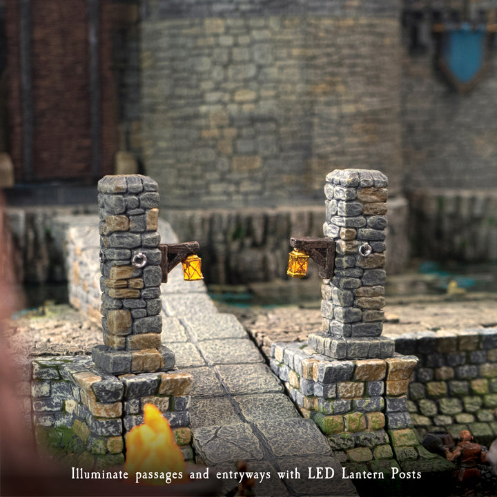 LED Lantern Posts (Painted)