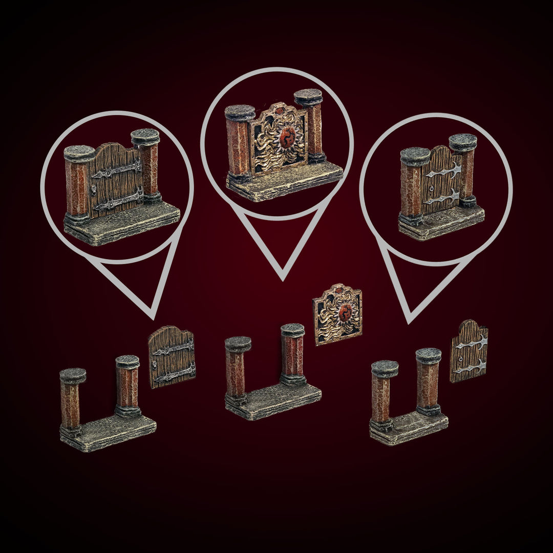 Vaulted Doors (Painted)