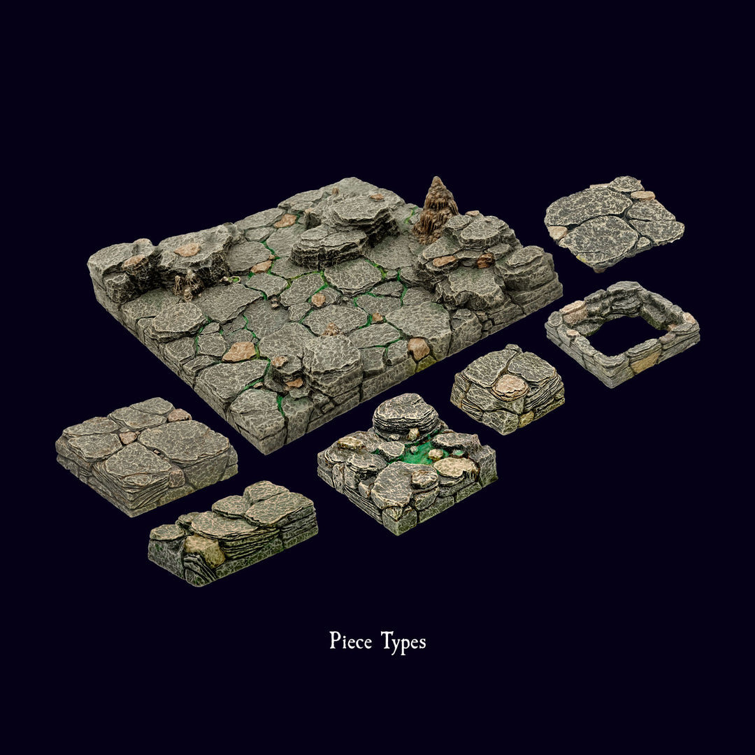 Cavern Floors Pack (Caverns Deep) (Painted)