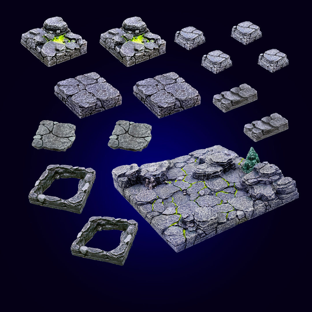 Cavern Floors Pack - Underdoom (Painted)