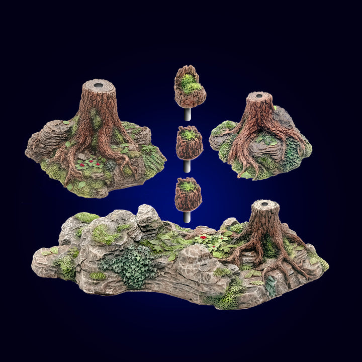 Forest Stump Lumps (Painted)