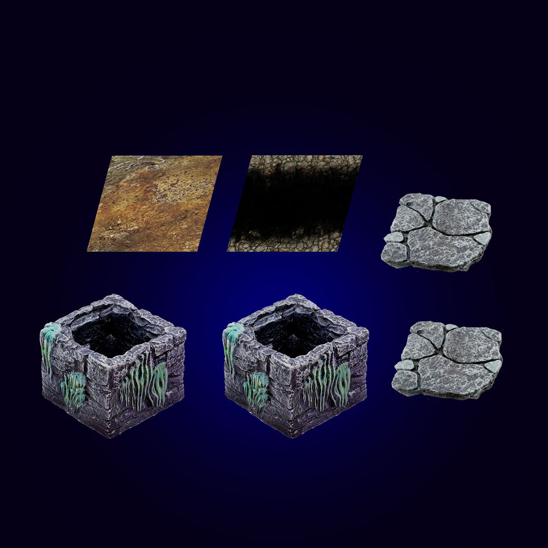 Hollow Elevation Blocks - Underdoom (Painted)