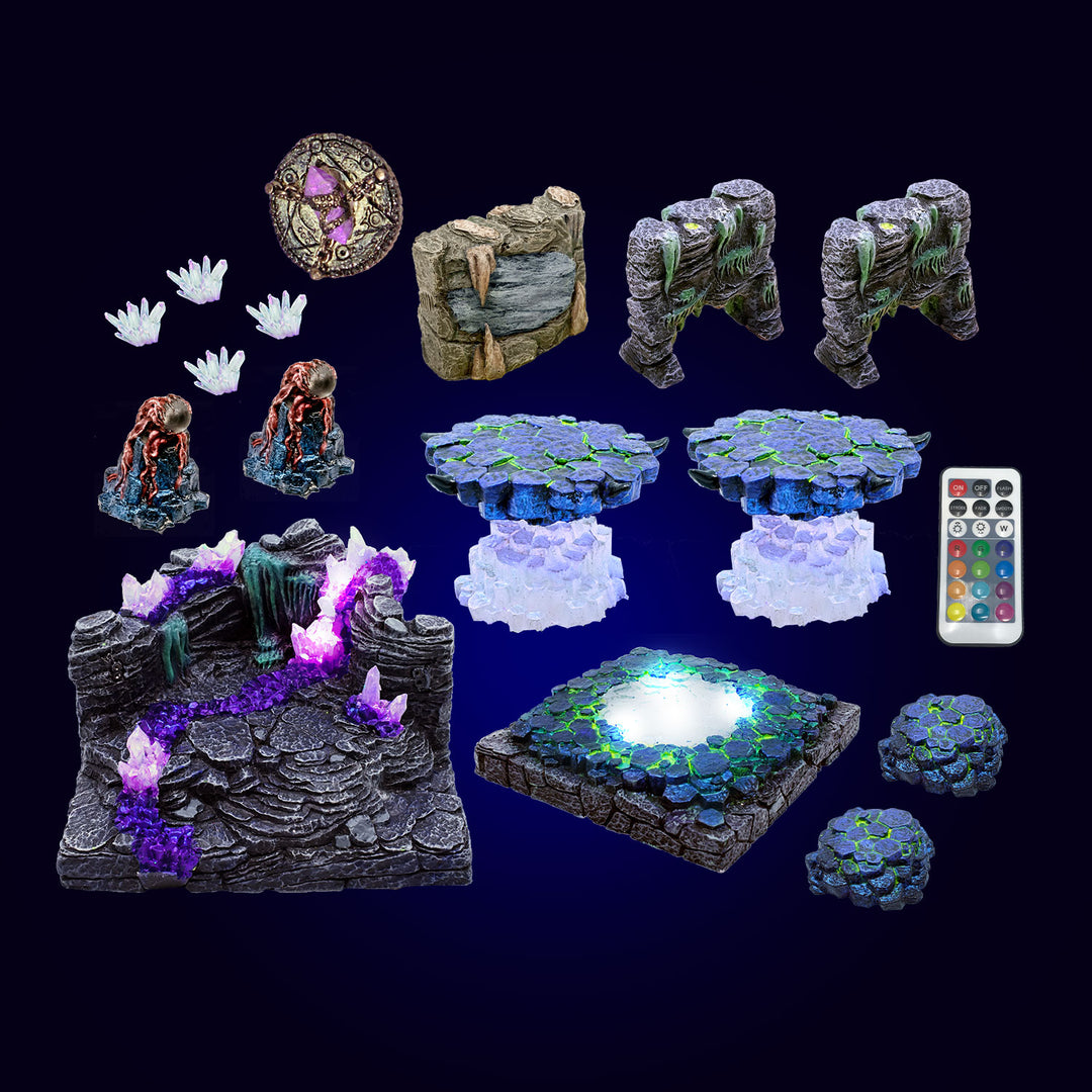 The Underdoom Adventure Pack - Standard Cavern (Painted)
