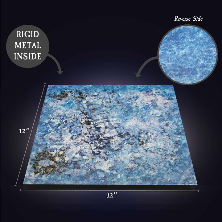 Terrain Tray Single 12" x 12": Ice Sheet/Cracked Ice