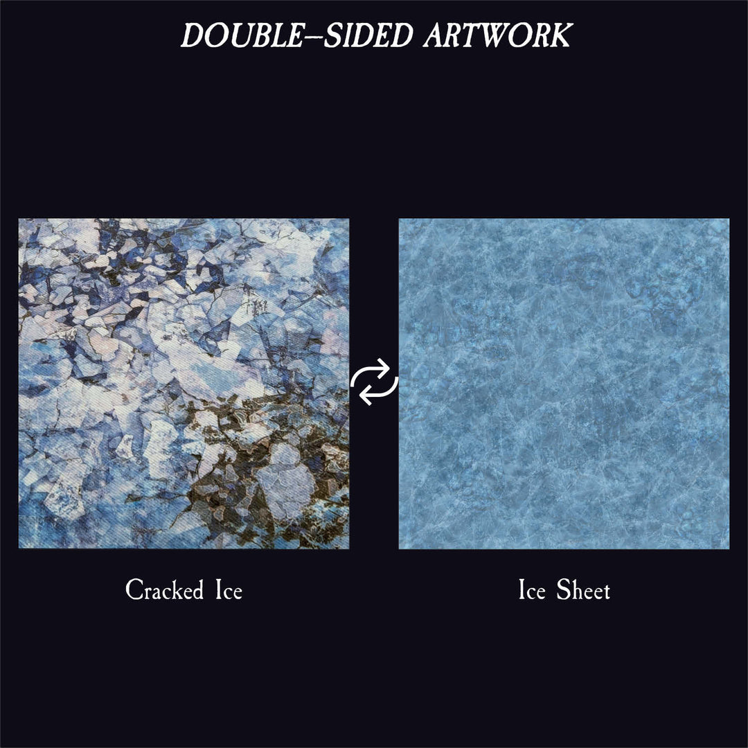 Terrain Tray Single 12" x 12": Ice Sheet/Cracked Ice