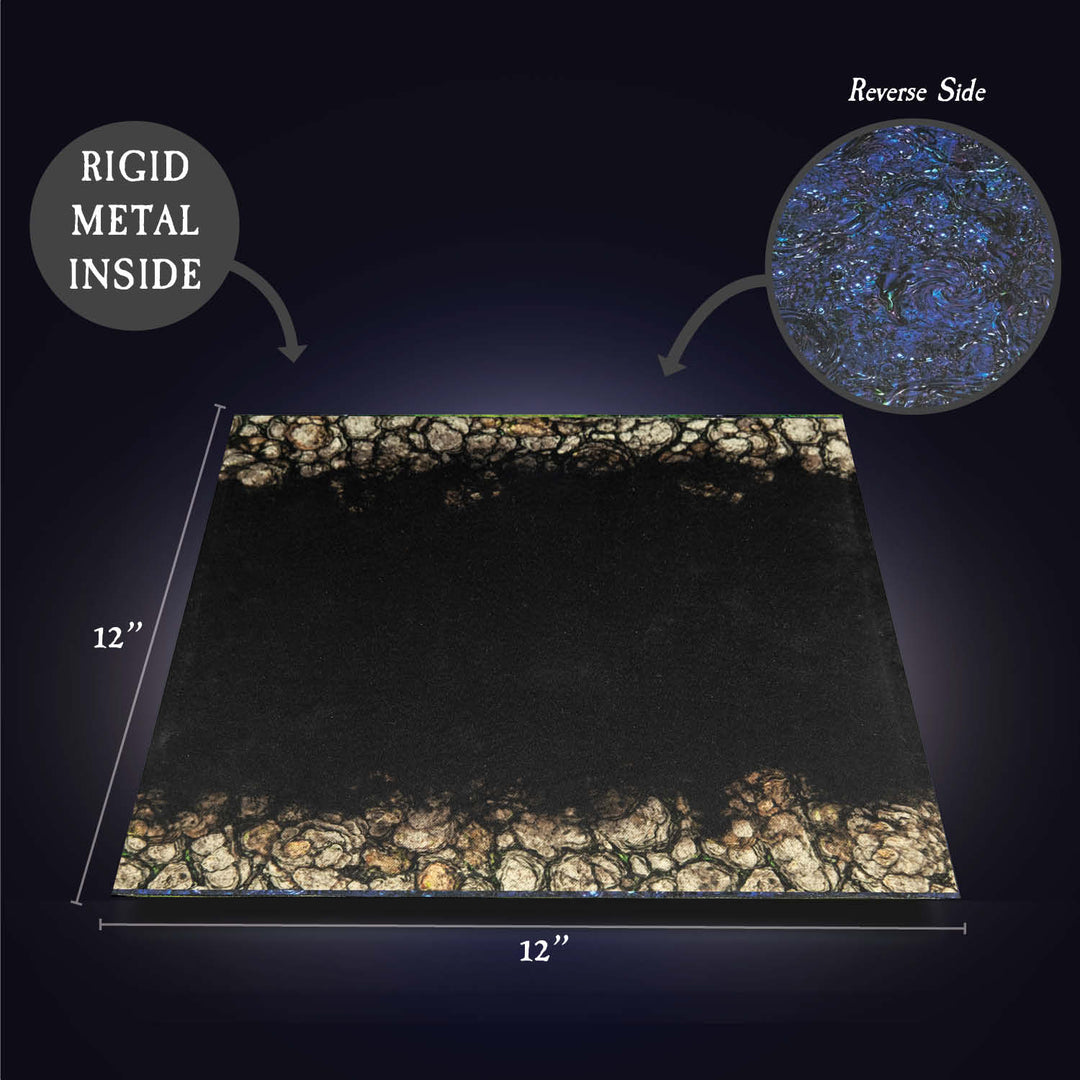Terrain Tray Single 12" x 12": Necrotic Sludge/Bottomless Pit