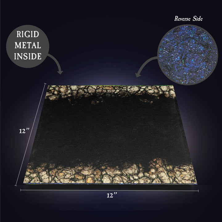 Terrain Tray Single 12" x 12": Necrotic Sludge/Bottomless Pit