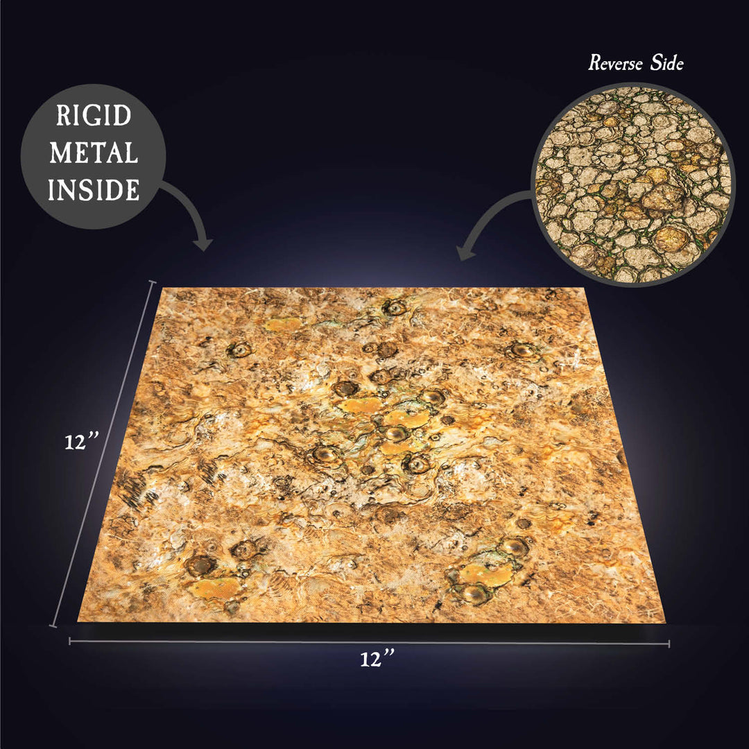 Terrain Tray Single 12" x 12": Quicksand/Cave Stone
