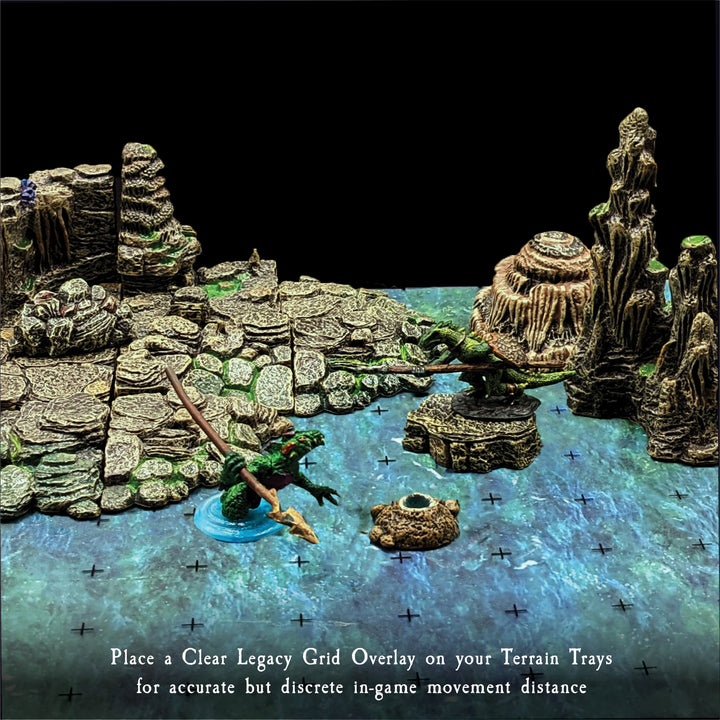 Overlay Clear Grids 12" x 12": Wilderness