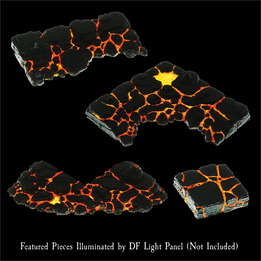 Large Stone Banks/Lava (Painted)