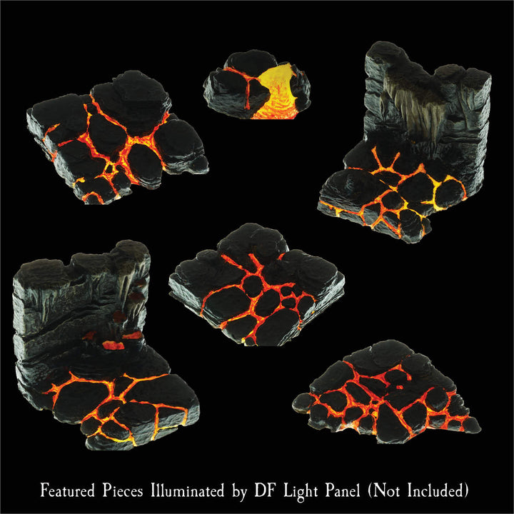 Lava Stone Banks Pack (Painted)