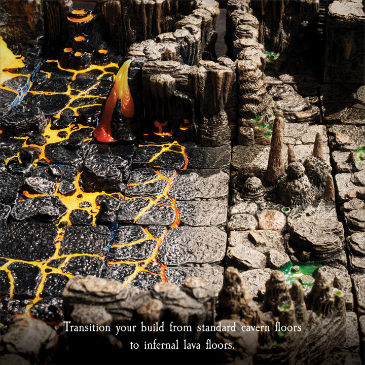 Lava To Caverns Transition Pack (Painted)