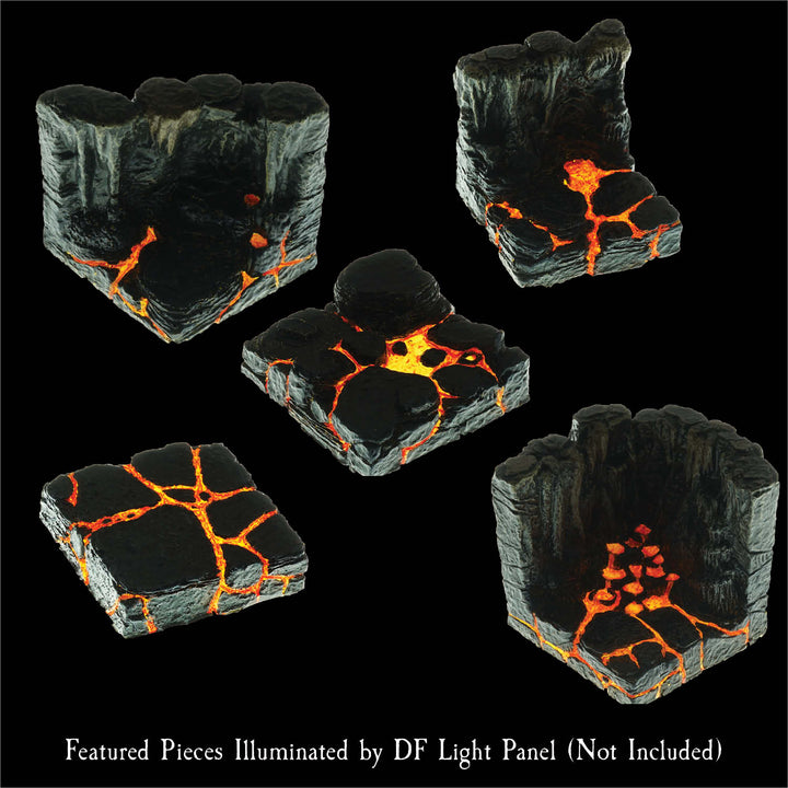 Lava Walls, Floors & Corners (Painted)