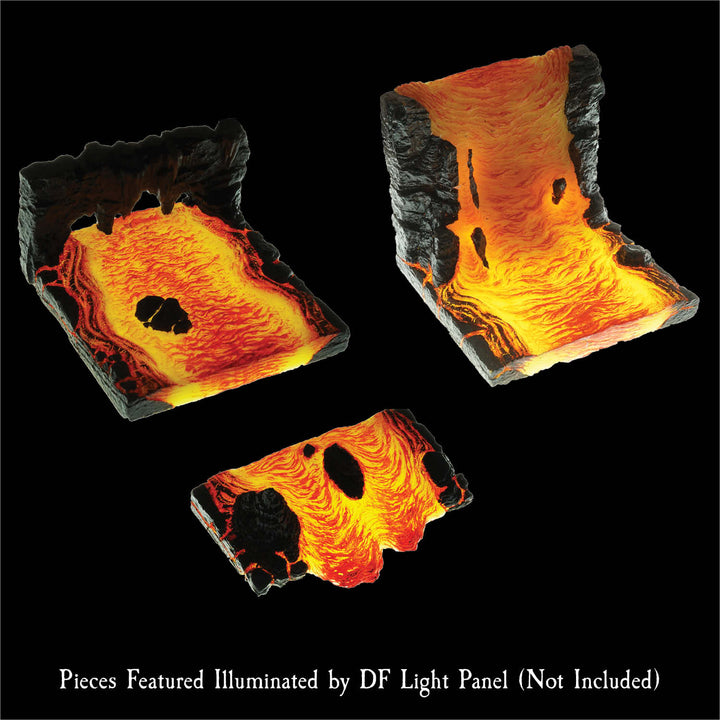 Magma River Features (Painted)