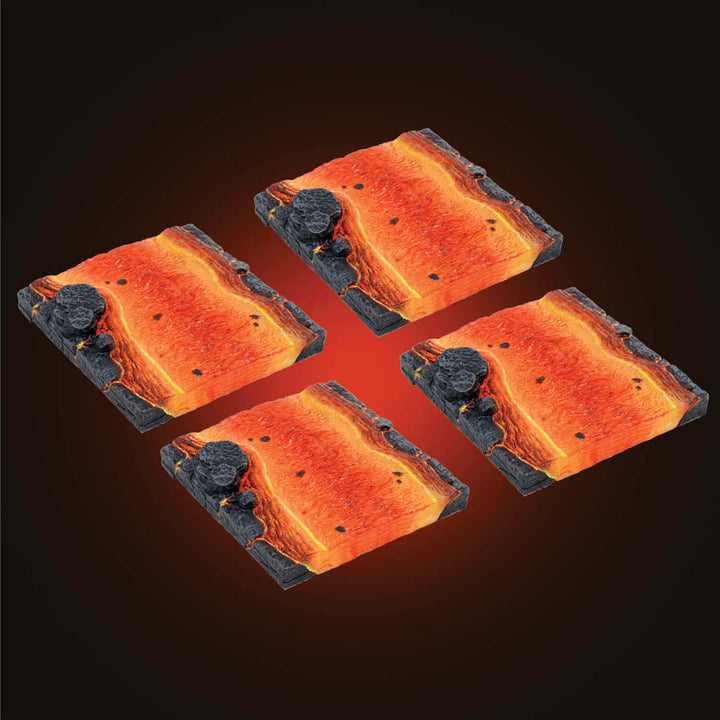 Magma River Straights (Painted)