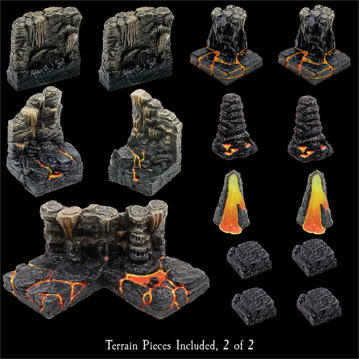 Advanced Caverns Core Set Hellscape (Painted)