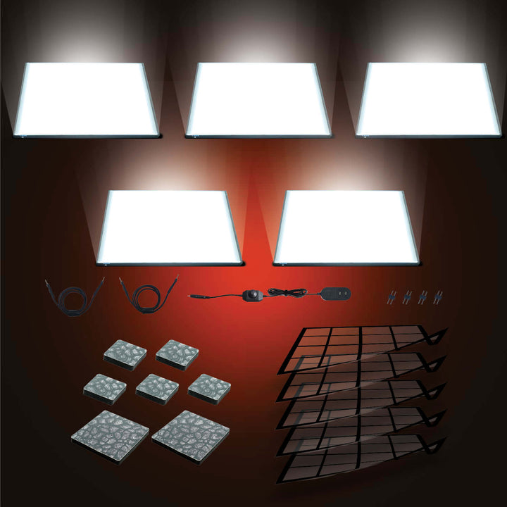 DF Light Panel Five Pack (includes foamcore risers)