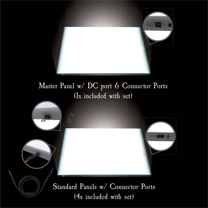 DF Light Panel Five Pack (includes foamcore risers)