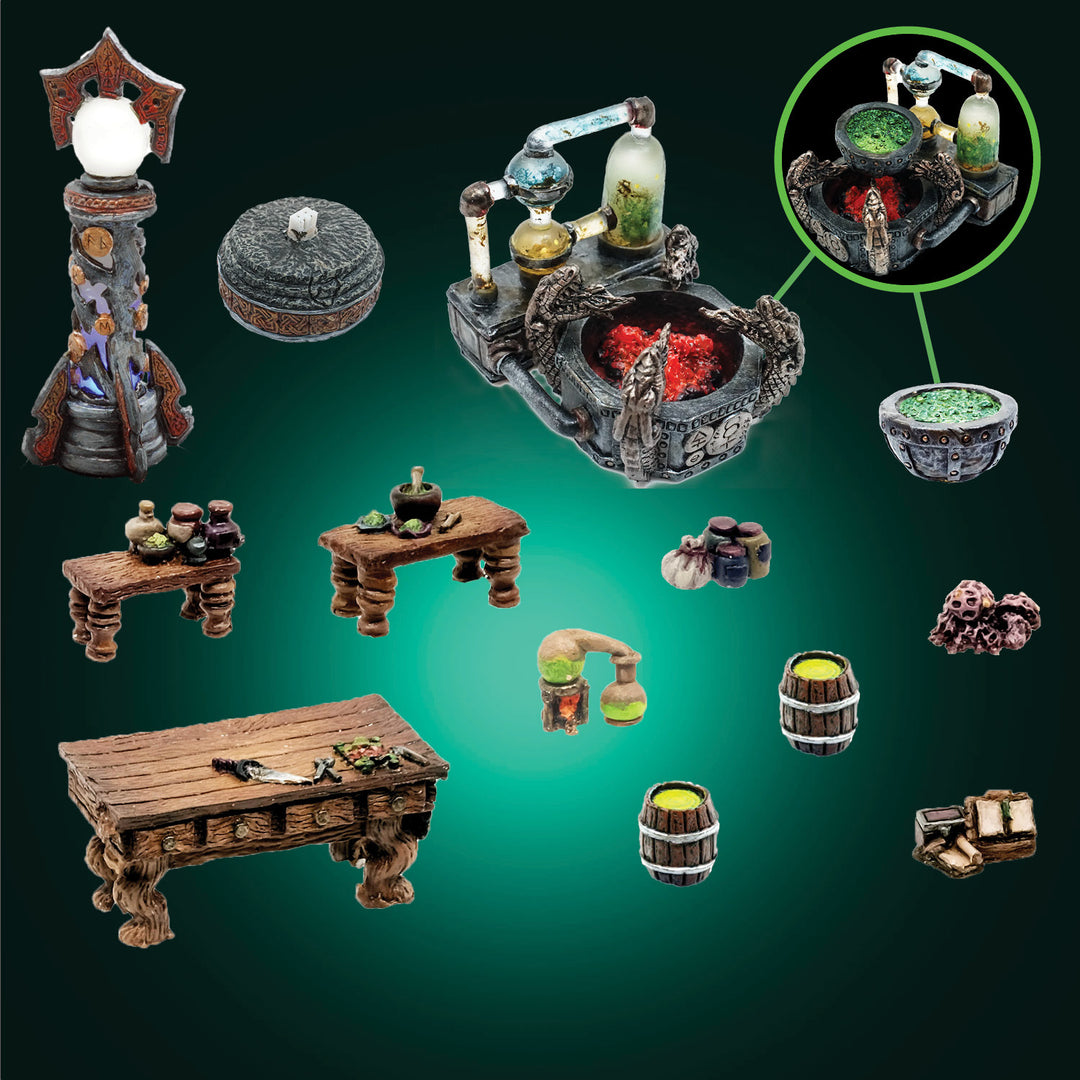 Plaguestone - Alchemy Lab Accessories (Painted)