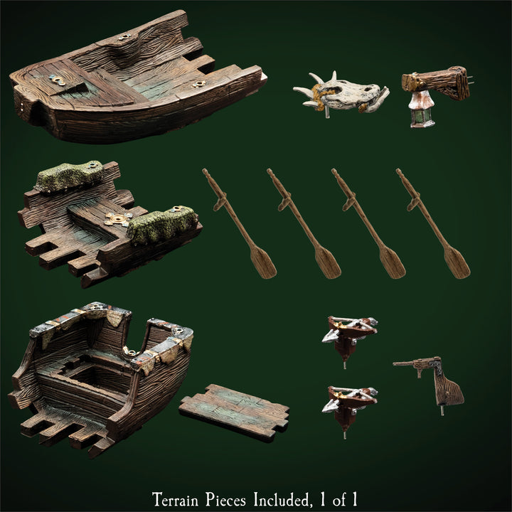 Bayou Barge (Painted)