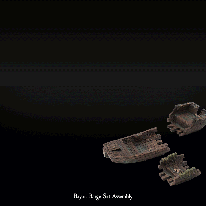 Bayou Barge (Unpainted)