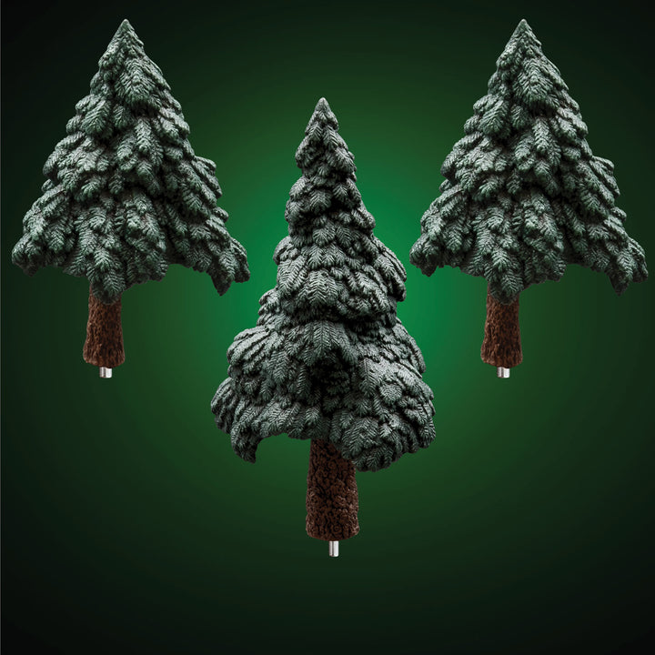 Conifer Tree Toppers (Painted)