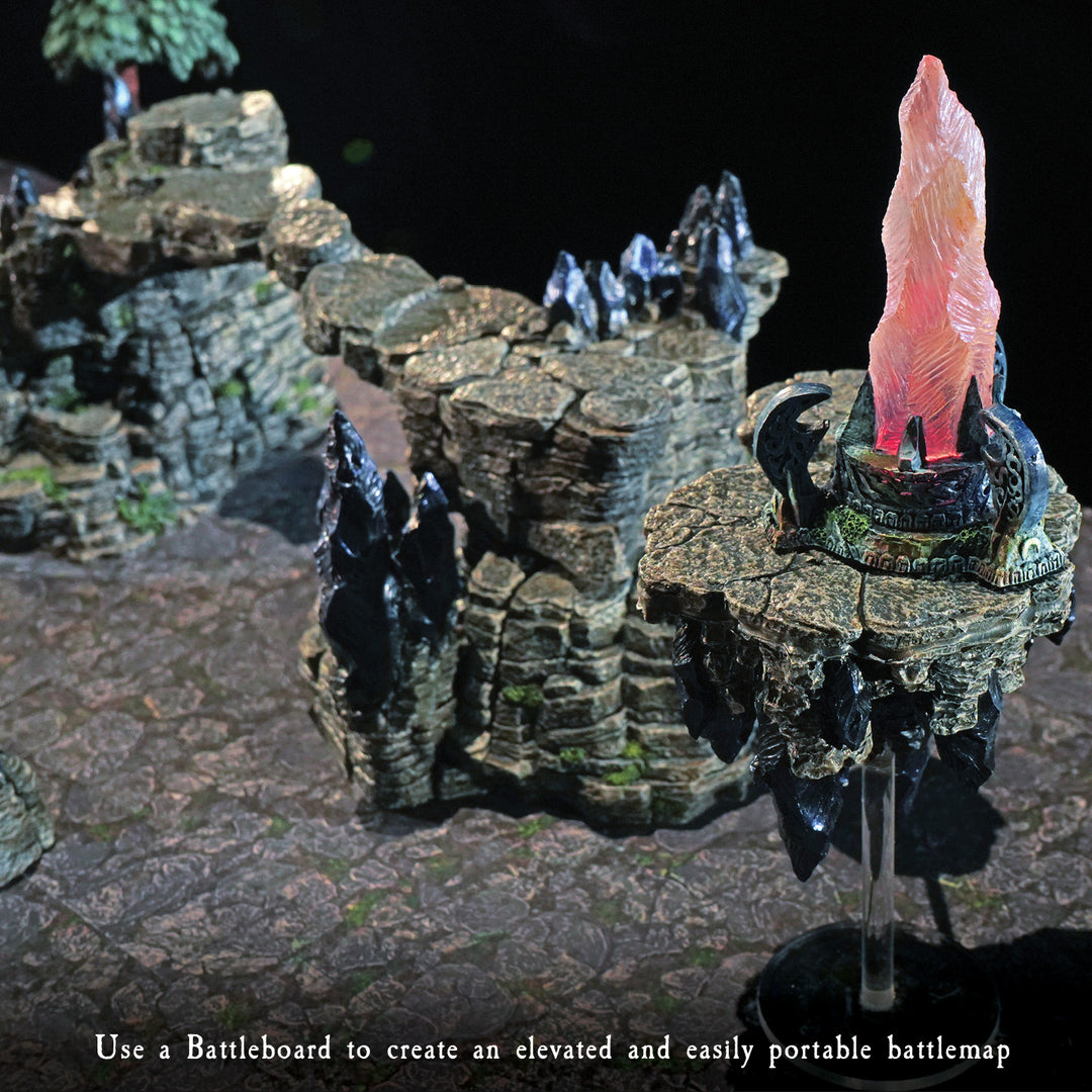 Battleboards 12"x12" Mountain - 2 Pack  (w/GRID)