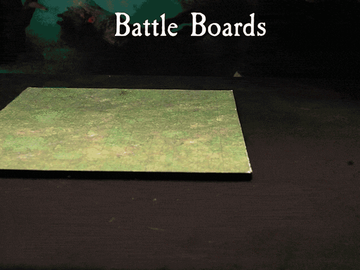 Battleboards 12"x12" Mountain - 2 Pack  (w/GRID)