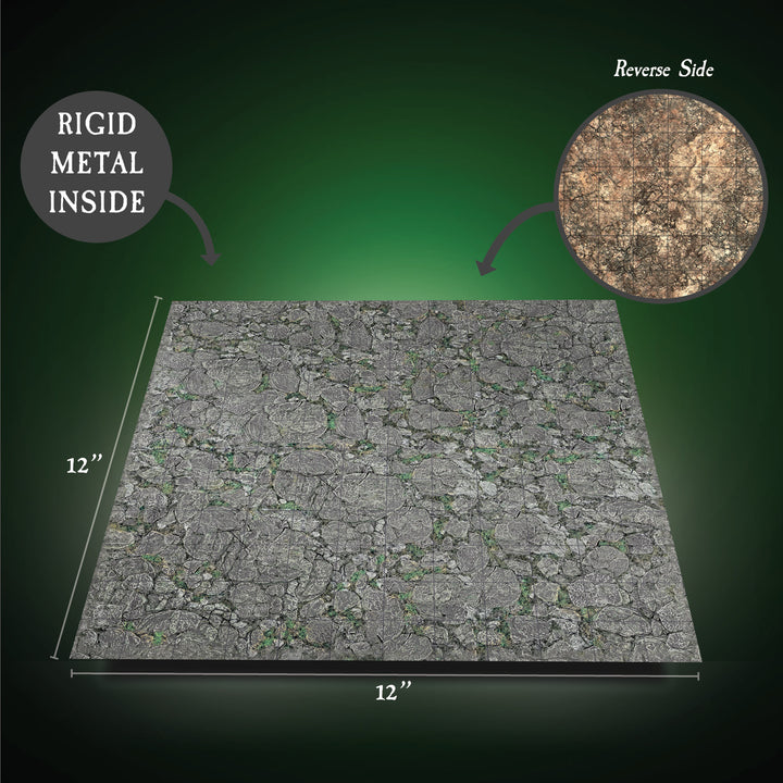 Terrain Tray 12"x12" Erinthor Mountain - Single (w/GRID)