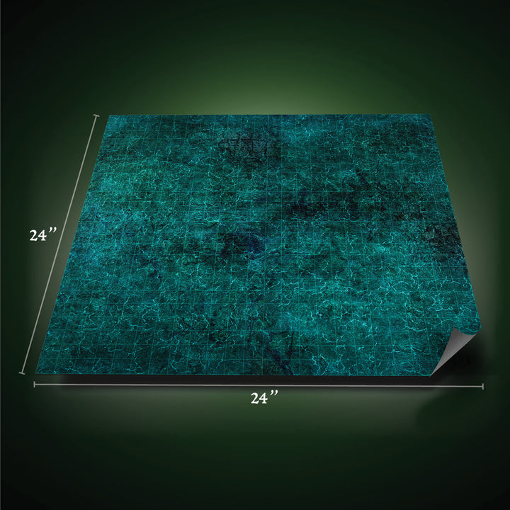 Texture Mat 24"x24" Mountain Lake (w/Grid)