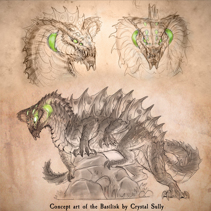 Swamp Basilisk (Painted)