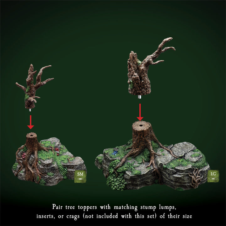 Mountain Stump Lumps (Unpainted)
