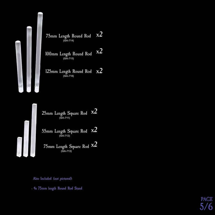 Mountain Wargame Scatter (Painted)