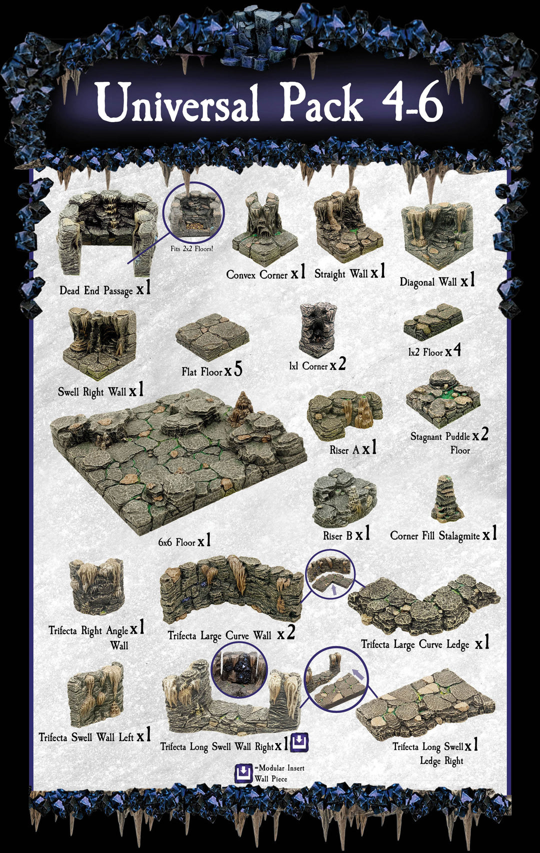 Universal Pieces 4-6 (Painted)