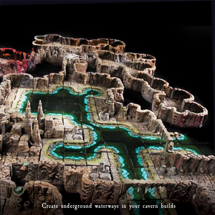 Water Cavern Pack (Unpainted) (Green Dwarvenite)