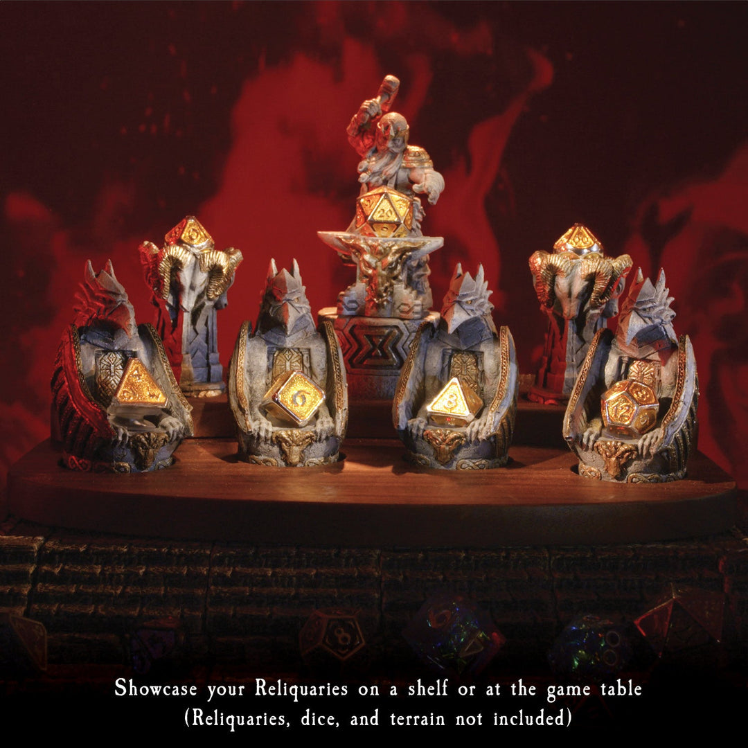 Dwarven Reliquaries - Seven-die Display