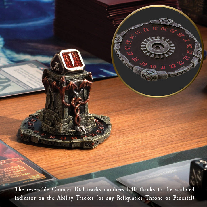 Ability Tracker 4-Pack & Drakona d6 Dice