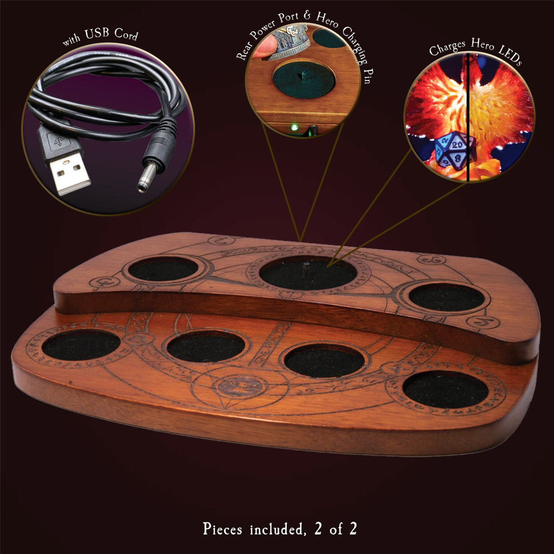 Elemental Reliquaries - Seven-die Display