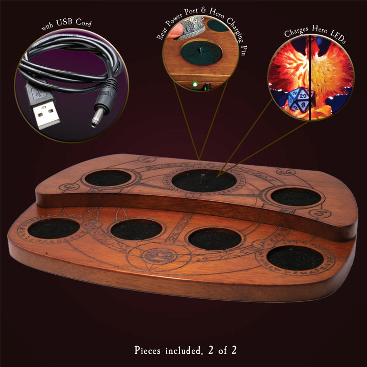 Elemental Reliquaries - Seven-die Display