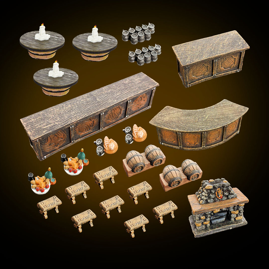 Tavern Accessories Add-On Pack (Painted)