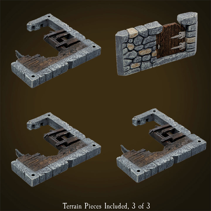 City Fieldstone Ruins (Painted)