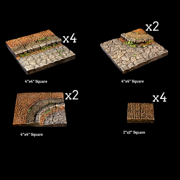 Stone Streets Add-On Pack (Painted)